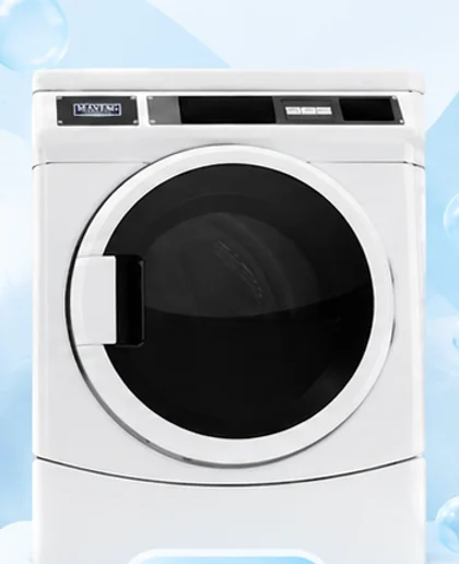 Ilustração de máquina Maytag na arte fornecida pela White Bubbles