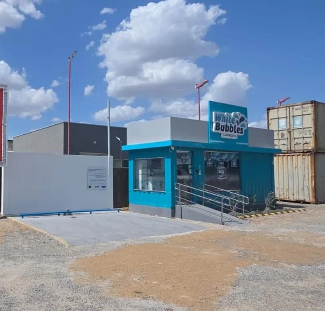 Fachada da lavanderia White Bubbles no bairro São Francisco, Boa Vista - RR